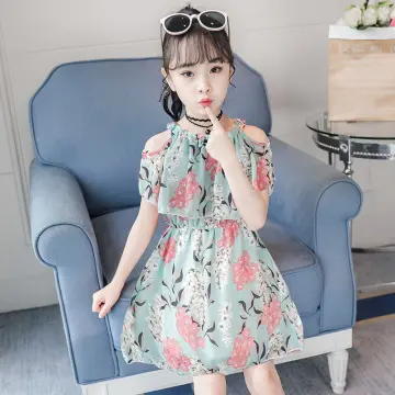 Chiffon dress for hot sale little girl