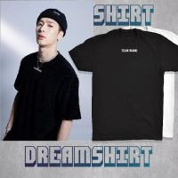 เสื้อยืดผ้า Cotton 100% Team Wang Jackson Tshirt Black Kpop Vintage Hiphop