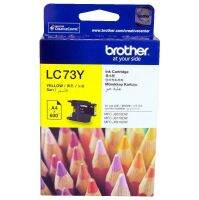 Brother LC73Y หมึกแท้ สีเหลือง จำนวน 1 ชิ้น ใช้กับพริ้นเตอร์อิงค์เจ็ท บราเดอร์ MFC-J430W/MFC-J625DW/MFC-J825DW/MFC-J5910DW/MFC-J6710DW/MFC-J6910DW