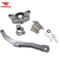 For Kawasaki Z1000 Z 1000 2010 - 2013 CNC Aluminum Motorcycle Steering Damper Stabilizer Bracket Mounting Support Kit Holder