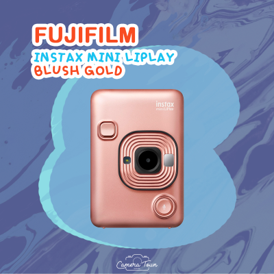 กล้องอินสแตนท์ FUJIFILM Instax Mini LiPlay Blush Gold