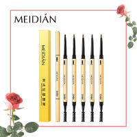 ?พร้อมส่งด่วน? MEIDIAN Eyebrow Pencil ดินสอเขียนคิ้ว ดินสอเขียนคิ้วแบบหมุน จัดส่งที่รวดเร็ว ติดทนนาน สีน้ำตาลเข้มธรรมชาติ กันน้ำ