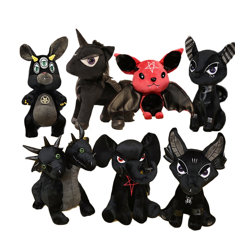 Plush Animal Bast Myth Hydra Twitchy Black Pentacle Behemoth Anubis Toy Models 