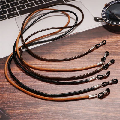 70cm Glasses Chain Sunglasses Lanyard Reading Glasses Strap Holder Eyewear Chain Eyewear Accessory PU Leather Gift 70cm Creative Sunglasses Lanyard Strap Holder