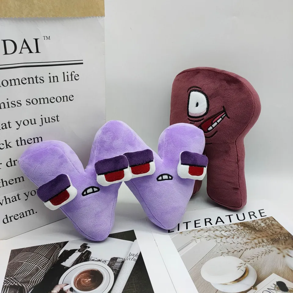 LZ】✵ Alphabet Lore Plush Toys for Children Carta Inglesa bichos