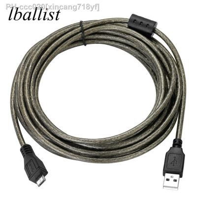 lballist Micro USB 2.0 Cable USB 2.0 Type A Male to Micro USB2.0 Male Foil Braided Shielded 1.5m 3m 5m 10m