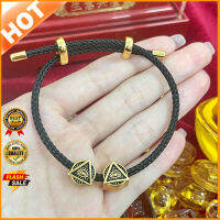 ของขวัญสร้อยข้อมือปรับได้ชุบทอง TT-S999พระเจ้าสร้อยข้อมือรูปดวงตาสำหรับผู้ชายและผู้หญิงคู่รักการขับไล่ความชั่วร้ายและการรักษาความปลอดภัยและนำความโชคดีมาให้