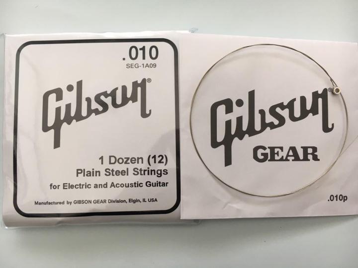 สายแยกกีต้าร์โปร่ง-gibson-เบอร์-010-สาย1