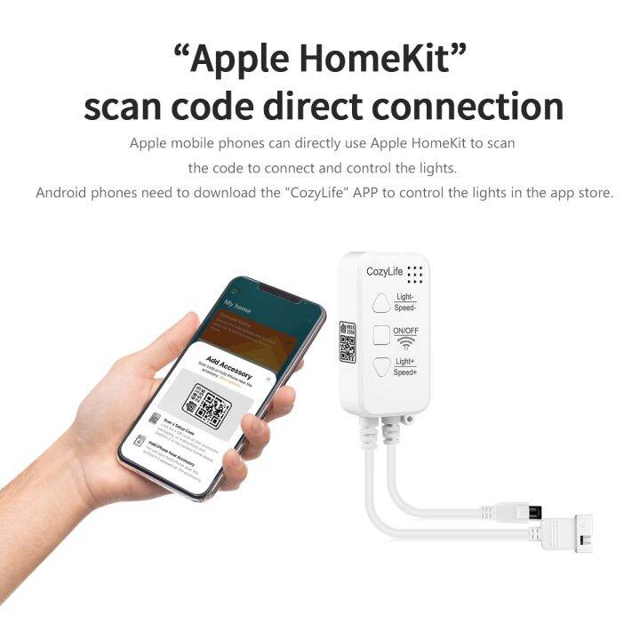 zeskanuj-kod-skonfiguruj-apple-homekit-inteligentny-dom-wifi-pasek-wiat-a-led-rgb-12v-inteligentna-lampa-led-siri-sterowanie-g-osem-alexa-google-strona-g-wna