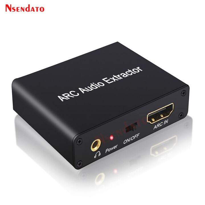 HDMI ARC Audio Extractor DAC ARC L/R Coaxial SPDIF Jack Extractor