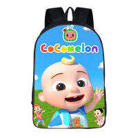 [ในสต็อก] Cocomelon 16นิ้วกระเป๋าเป้สะพายหลังกระเป๋านักเรียนสำหรับวัยรุ่นชายหญิงสร้างสรรค์โพลีเอสเตอร์นักเรียนความจุขนาดใหญ่กระเป๋าเป้สะพายหลังวัยรุ่น8-18Y ความสูงของ145เซนติเมตรข้างต้น