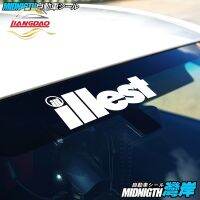 Li【สต๊อกพร้อม】 "" "Illest" "สติกเกอร์กระจกบังลม DRIFT CLIO, JDM ยูโรท่าทางแซ็กโซ【low price】