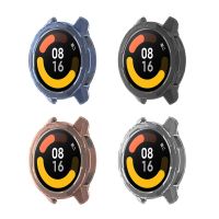 Screen Protector Case for Xiaomi Watch S1 Active/Watch Color 2 Full Coverage Frame Bumper Shell Tempered Glass Protective Cover Screen Protectors