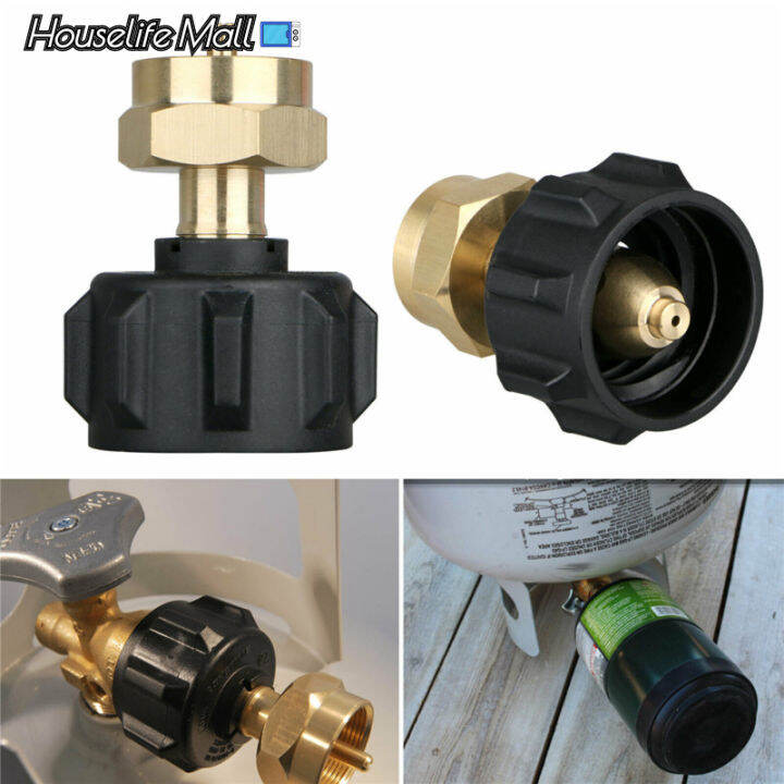 Propane Refill Adapter Low Pressure Gas Regulator Builtin Safety Functions1lb Cylinder Tank