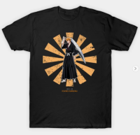 Classic Ichigo Kurosaki Retro Japanese Bleach T-Shirt Mens 100% Cotton Round Neck Short Sleeve T-Shirt