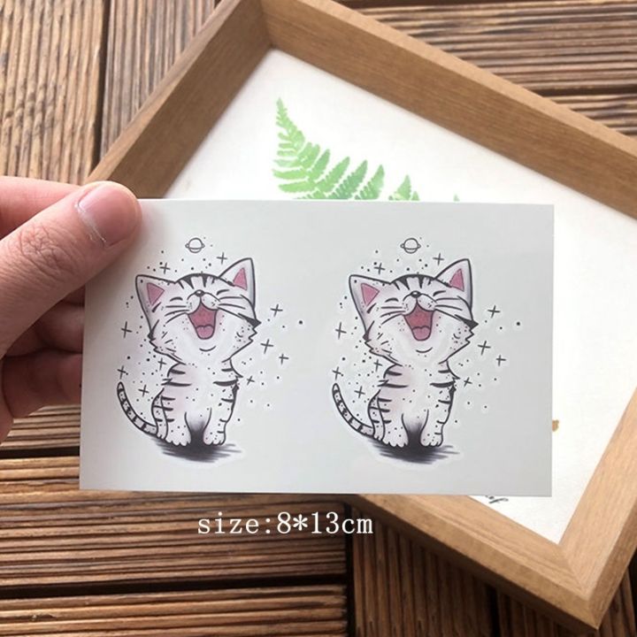 tatoo-waterproof-cat-japanese-cute-pet-arm-semi-permanent-tattoo-cat-animal-funny-tattoo-sticker-temporary-tattoos-for-men-women