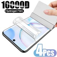 ✲►✟ 4Pcs Protective Hydrogel Film For Xiaomi Redmi Note 11 11s 10 8 9 Pro 7 9s 10s 8T Screen Protector For Redmi Note 11 10 Pro film