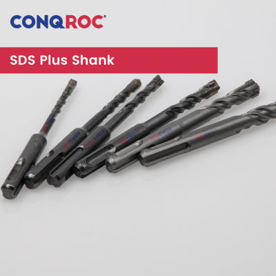 6 Pieces 110mm SDS Plus Masonry Drill Bits Set Multi-Point Carbide-Tipped Drill Bits Kit 5mm &amp; 6mm &amp; 7mm &amp; 8mm &amp; 10mm &amp; 12mm