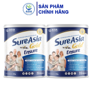 Combo 2 hộp Sữa bột dinh dưỡng Ensure Sure Asia Gold Ensure 400g cao cấp