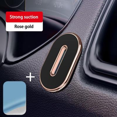 Metal Magnetic Car Phone Holder Strong Suction Magnet Self-adhesive Phone Holder Phone GPS Support Stable Car Holder Car Mounts