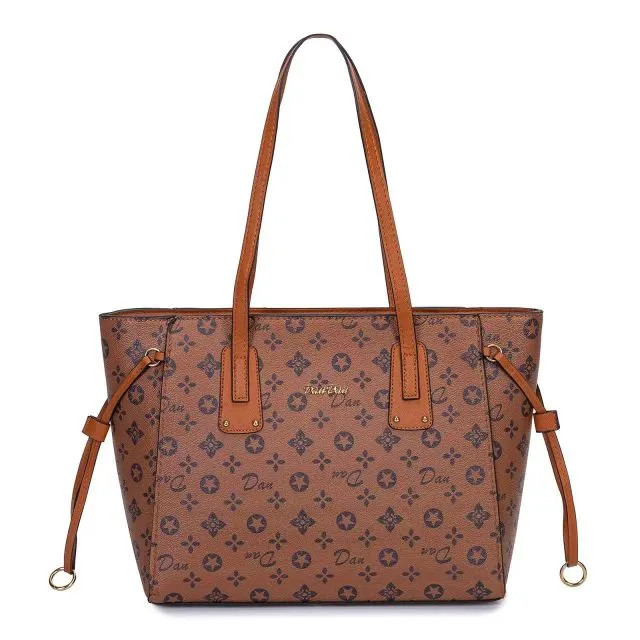 mini tote bag korean tote bag Shirly 9253 DD Monogram Design Leather