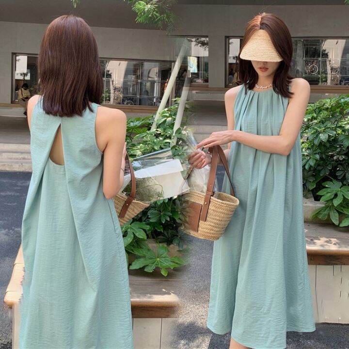 summer cotton tank dresses