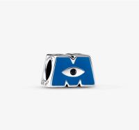 [พร้อมส่ง สินค้าแท้ ? ] Pandora Disney Pixar Logotipo M Charm
