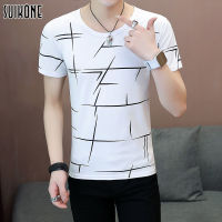 Suikone เสื้อยืดแขนสั้นผู้ชาย เสื้อผ้าผู้ชาย เสื้อซับใน เสื้อนักศึกษา แขนสั้น คอกลม แฟชั่นสไตล์เกาหลี รุ่นใหม่สำหรับฤดูร้อนนี้