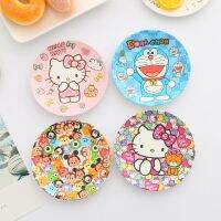 ☂ Creative Hello Kitty Melamine Fruit Plate Candy Small 6 Inch Plastic Household Cute Fresh