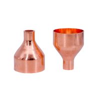 50mm 54mm To 25.4 28.6 32 35 38 42mm ID 99.9 Copper End Feed Solder Reducer Reducing Fitting Coupler For Air Condition