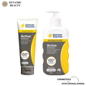 Kem chống nắng năng động Cancer council active sunscreen spf 50+ PA ++++ 110ml - 200ml