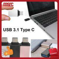 MSRC พีซี แล็ปท็อป สายซิงค์ข้อมูล การส่งข้อมูลที่รวดเร็ว อะแดปเตอร์ USB 3.1 ชายกับหญิง ตัวแปลง Type-C ถึง OTG