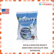 Socola nhân dừa Bounty Miniatures Chocolate 150g