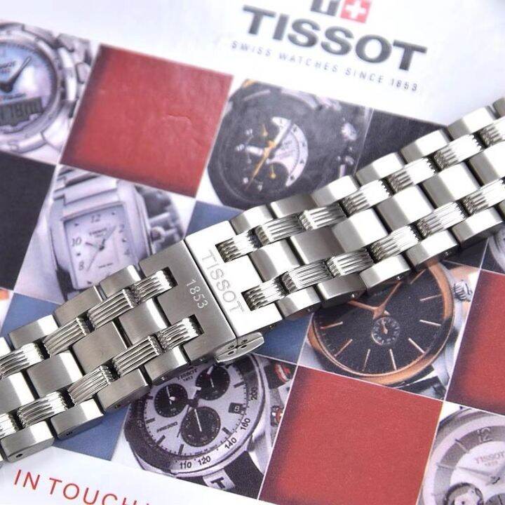 tissot-ของแท้-hengyi-สายเหล็ก-t065430a-ชาย-1853-สายนาฬิกาสแตนเลสผีเสื้อหัวเข็มขัดอุปกรณ์เสริม-19-มม