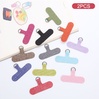 UNI 2Pcs Phone Lanyard Strap Patch Gasket For Mobile Phone Sling Tether Cloth Card