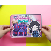 Ngôi nhà búp bê giấy Toca Boca Wednesday Addam Fish Scene