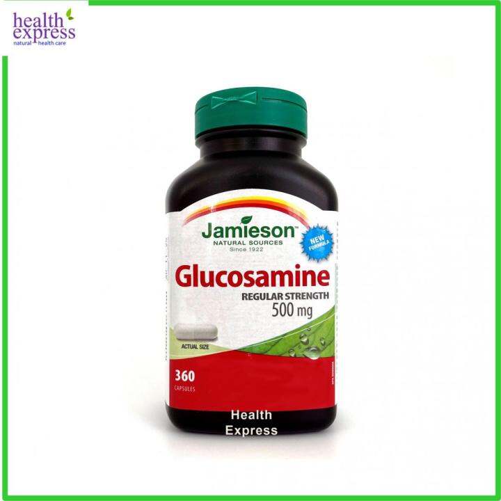 Jamieson Glucosamine Sulfate (500 mg) 360 capsules Lazada PH