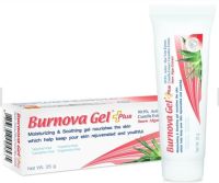 Burnova Gel Plus [สีชมพู Snow algae] เบอร์นโนว่า เจล พลัส 25 กรัม