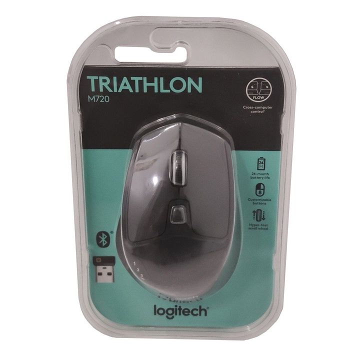  Logitech M720 Triathalon Multi-Device Wireless Mouse