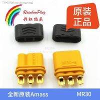 ❂■卍 Amass MR30 Male Female Connector plug with sheath High current straight head connector mr30 3 pin connectors