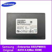 PM893 SAMSUNG SSD องค์กร SATA 6.0 240GB 480GB 960GB 1.92TB 3.84TB 7.68TB ดิสก์แบบแข็งภายใน HDD ฮาร์ดดิสก์สำหรับเซิร์ฟเวอร์