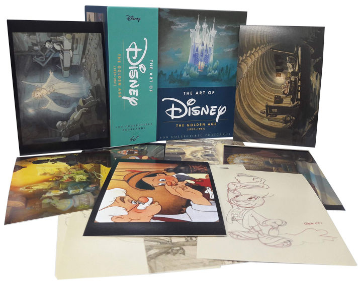 the-art-of-disney-the-golden-age-1928-1961-postcards-collects-สินค้าใหม่