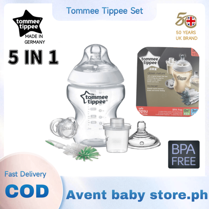 Tommee Tippee Closer To Nature Newborn Set Feeding Bottle Starter Kit