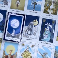 Lunalapin Tarot SILVER  ไพ่กระต่าย ขอบเงิน ลิมิเต็ด ไพ่ทาโรต์ ไพ่ทาโร่ ไพ่ทาโร่แท้ ไพ่ทาโร่น่ารัก สวย ไพ่ยิปซี ของแท้ Rider Waite ไพ่Tarot ไพ่ทาโร่78ใบ Tarot Cards Tarot Deck Cute Tarot Card RWS ไพ่ออราเคิล ไพ่ทาโรต์พร้อ