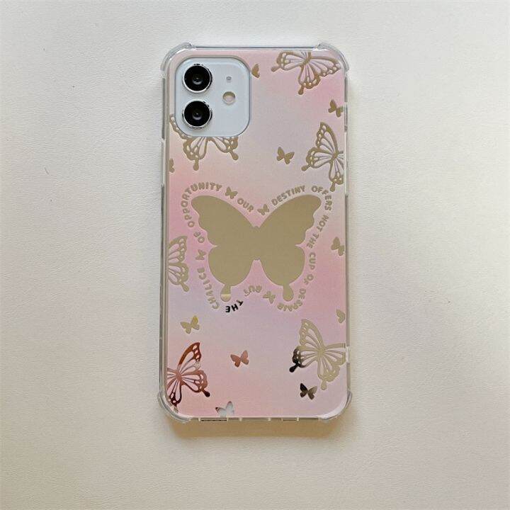 cod-ins-style-pink-butterfly-14pro-13promax-mobile-phone-case-is-suitable-for-11-12pro-xr-mirror