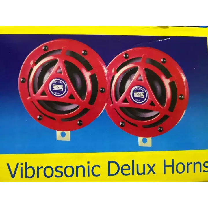HORN Original ROOTS Vibrosonic Delux Horns 12V (SET OF 2 HORNS) Car