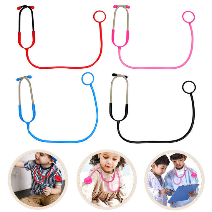 Minitefy 4pcs Halloween Stethoscope Game Simulation Stethoscope Toy