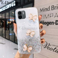 เคสโทรศัพท์ใหม่สำหรับเรดมี่ที่คลุม Redmi A2 A1 ประกายดาวพระจันทร์ซิลิโคนนิ่มโปร่งใสรูปผีเสื้อกันตกสำหรับ Xiaomi Redmi A2 A1 เคส