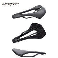 Litepro เบาะหนังสังเคราะห์ Saddle Hollow ขี่ภูเขาพับจักรยานสบายเบาะอุปกรณ์รถจักรยาน