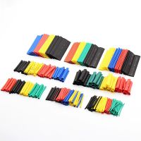 150pcs/280pcs/385pcs/530/560pcs Set Polyolefin Shrinking Assorted Heat Shrink Tube Wire Cable Insulated Sleeving Tubing Set 2:1 Electrical Circuitry P